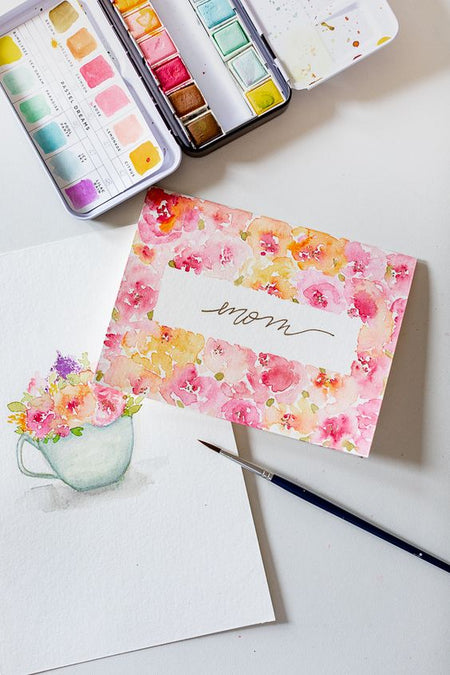 Watercolor & Lettering Basic | Muttertags Edition