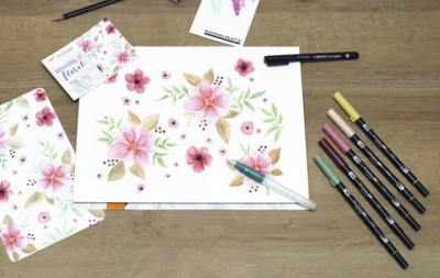 "Blütenzauber"  Entdecke die Kunst des Watercolor Floral & Nature Workshops